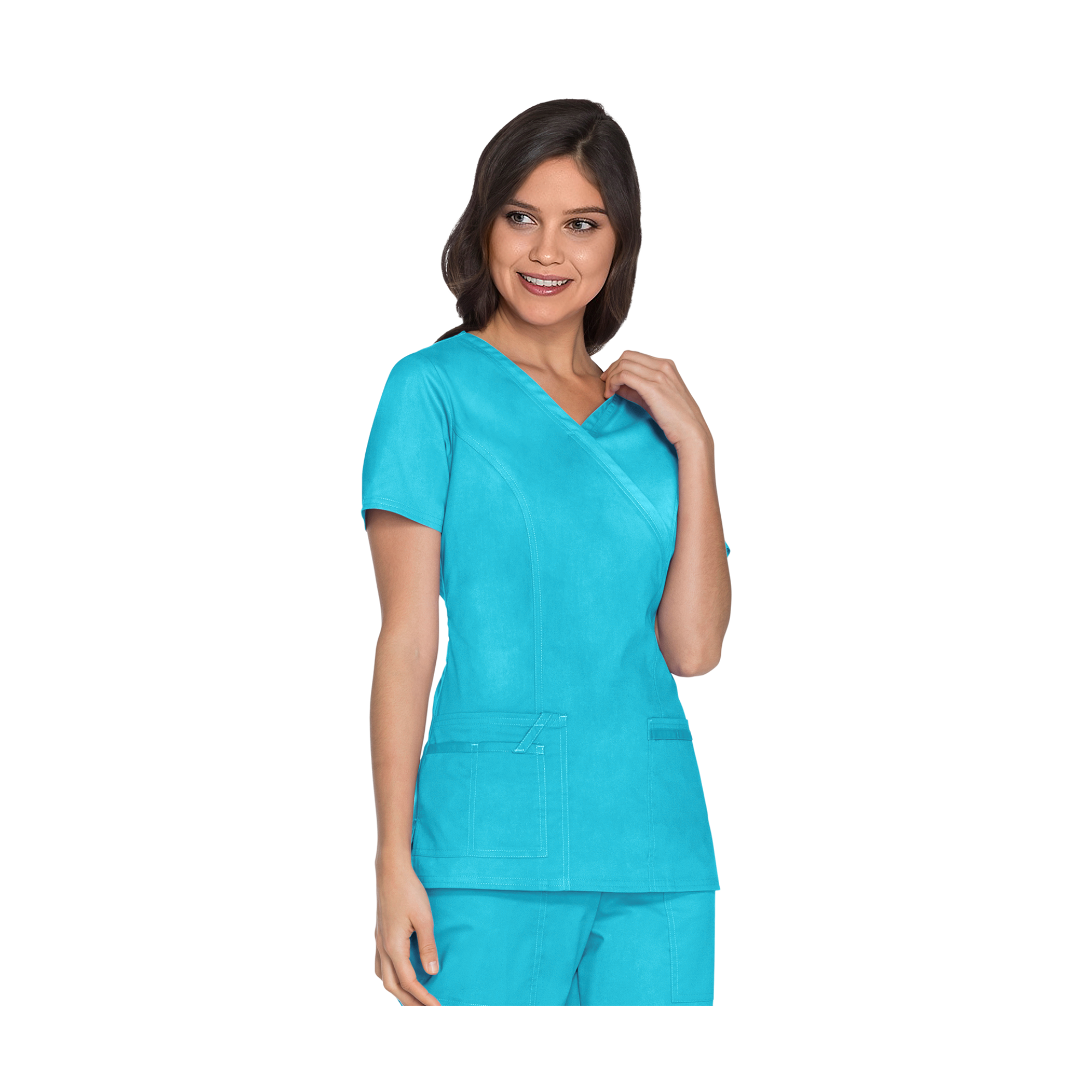 Pau - Tunique cache-cœur col V - Femme - Cherokee - My Médical