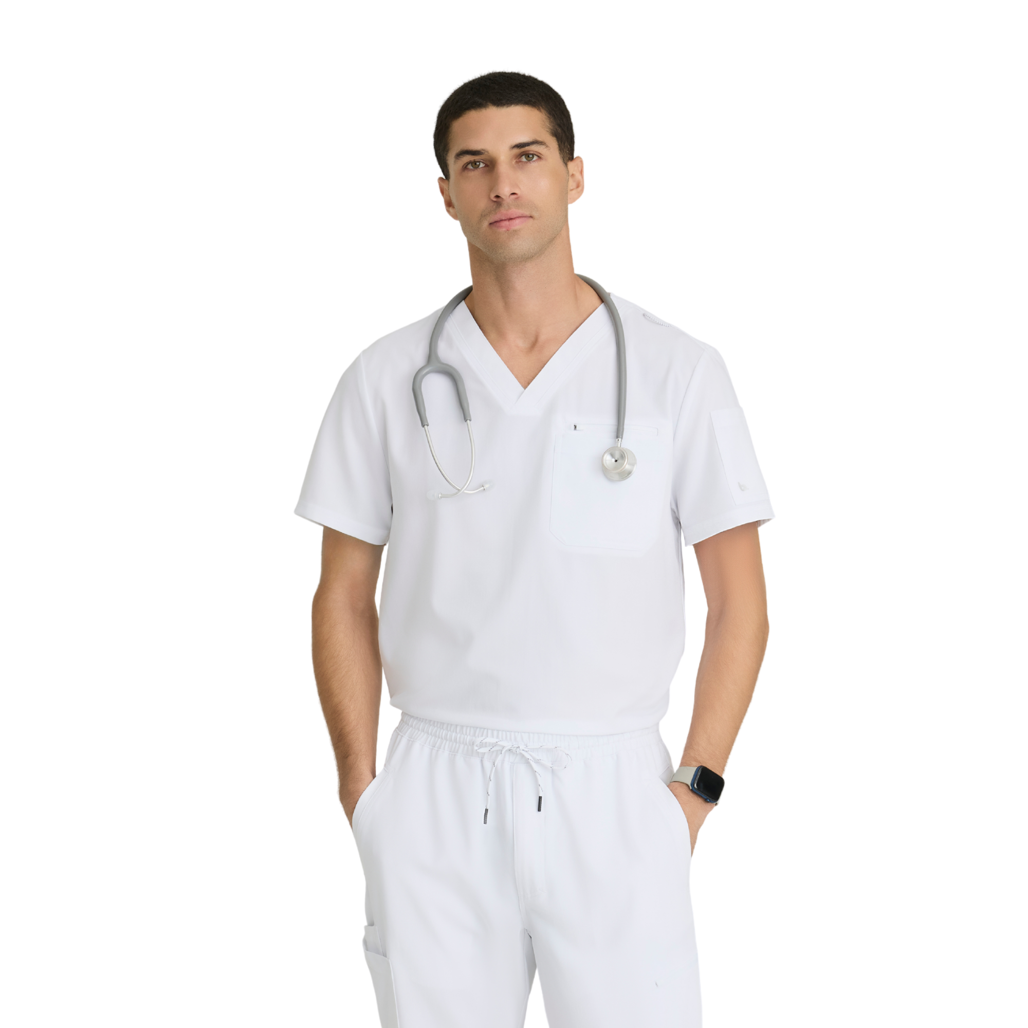 Rally Top - Haut médical slim et élégant - Col V - Homme - Barco Unify BARCO UNIFY