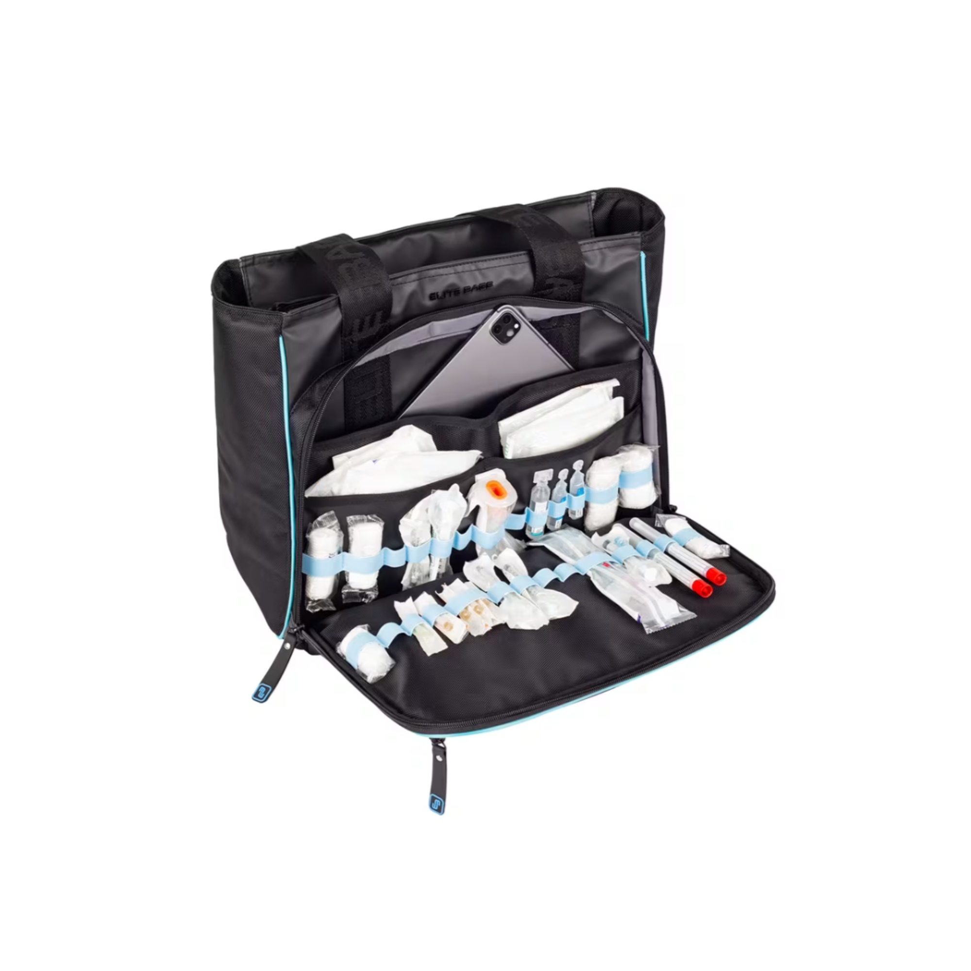 Sac technique TECBAG pour domicile - Gris / bleu turquoise - Elite Bags Elite Bags