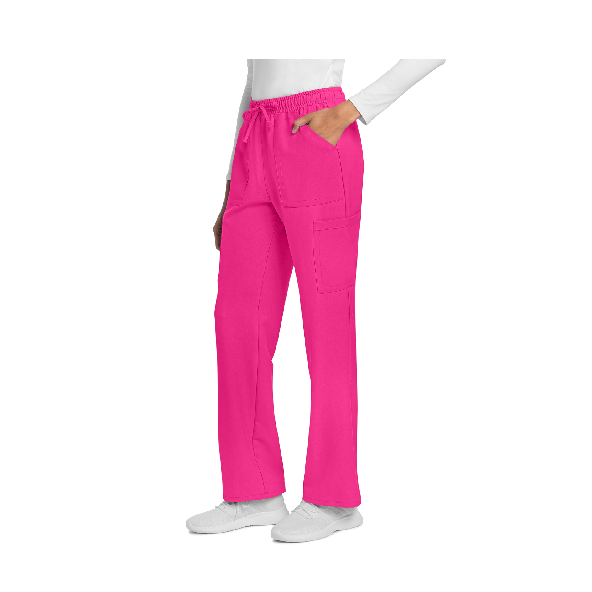 Saint-Malo - Pantalon jambes droites à cordon de serrage - Femme - Cherokee Cherokee Authentic Workwear