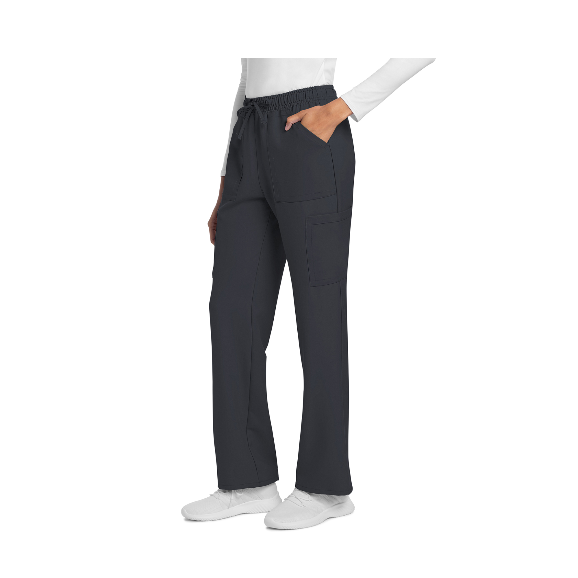 Saint-Malo - Pantalon jambes droites à cordon de serrage - Femme - Cherokee Cherokee Authentic Workwear