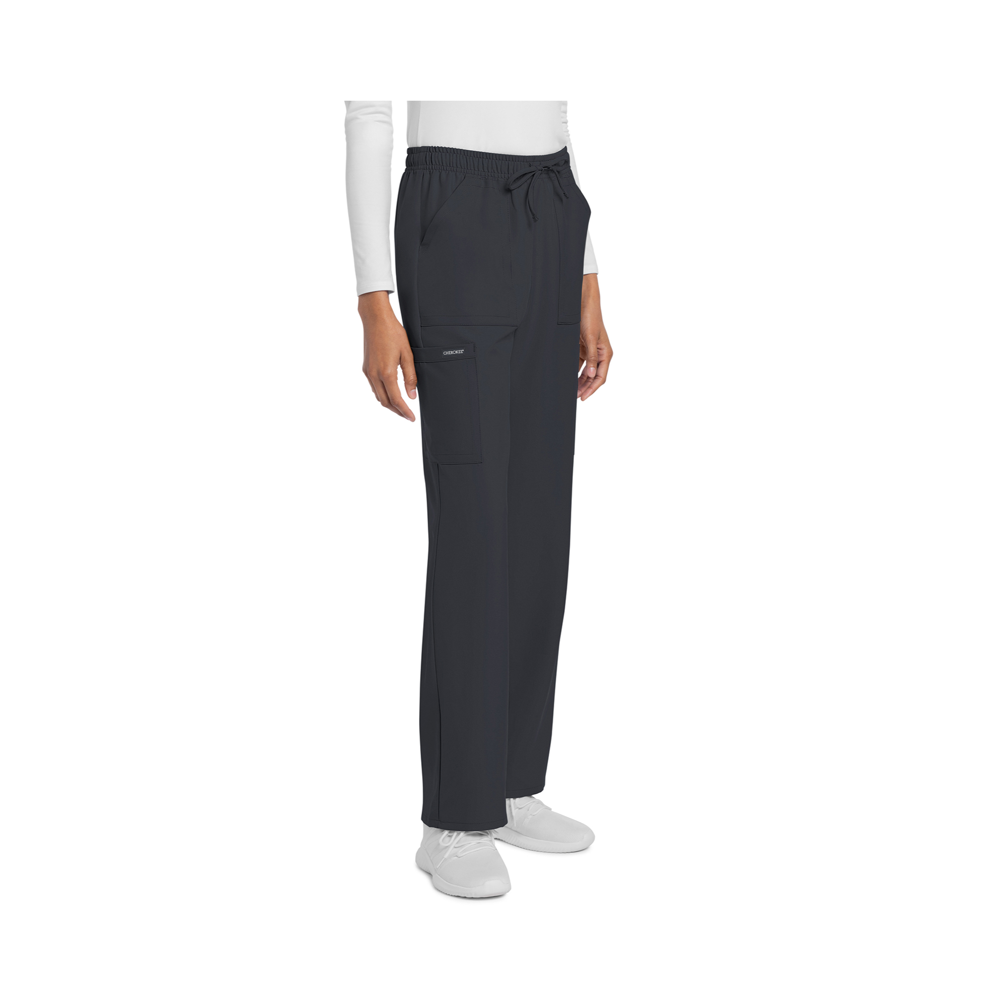 Saint-Malo - Pantalon jambes droites à cordon de serrage - Femme - Cherokee Cherokee Authentic Workwear