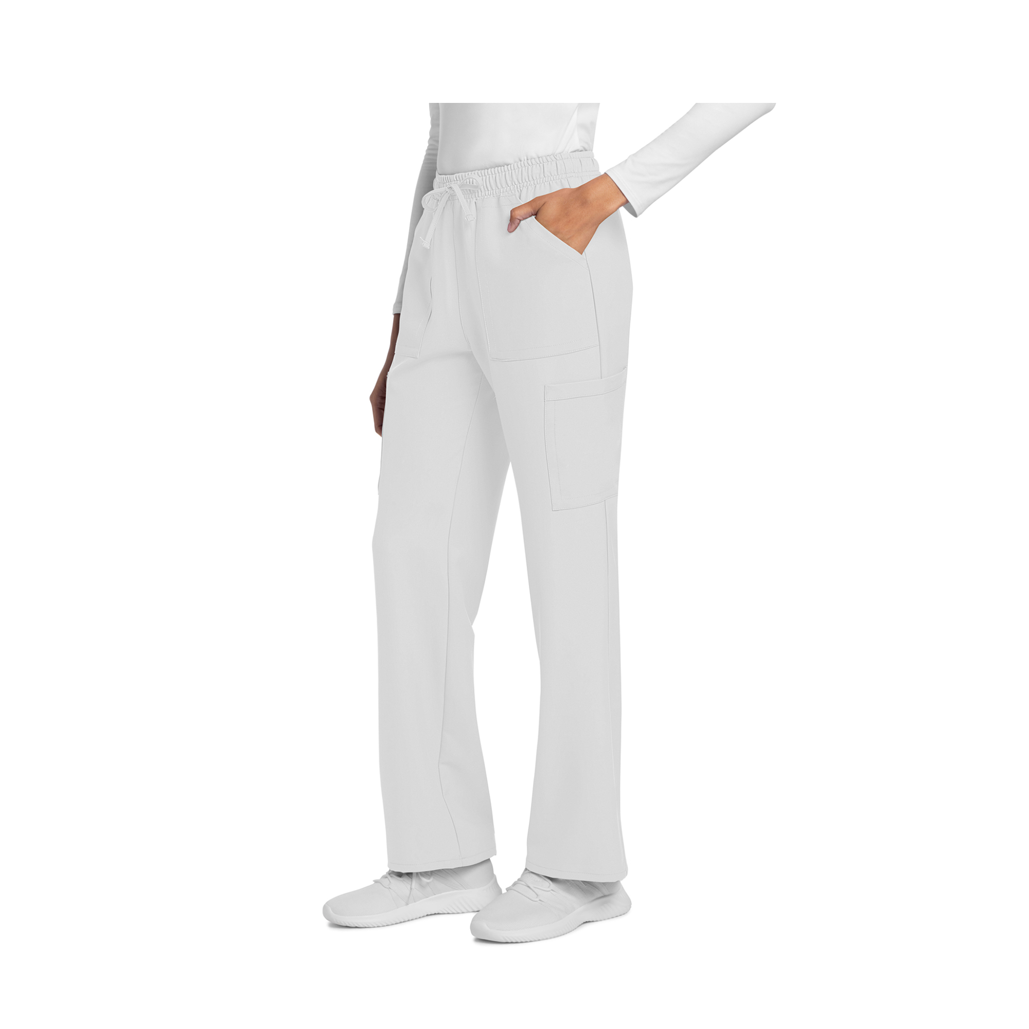 Saint-Malo - Pantalon jambes droites à cordon de serrage - Femme - Cherokee Cherokee Authentic Workwear