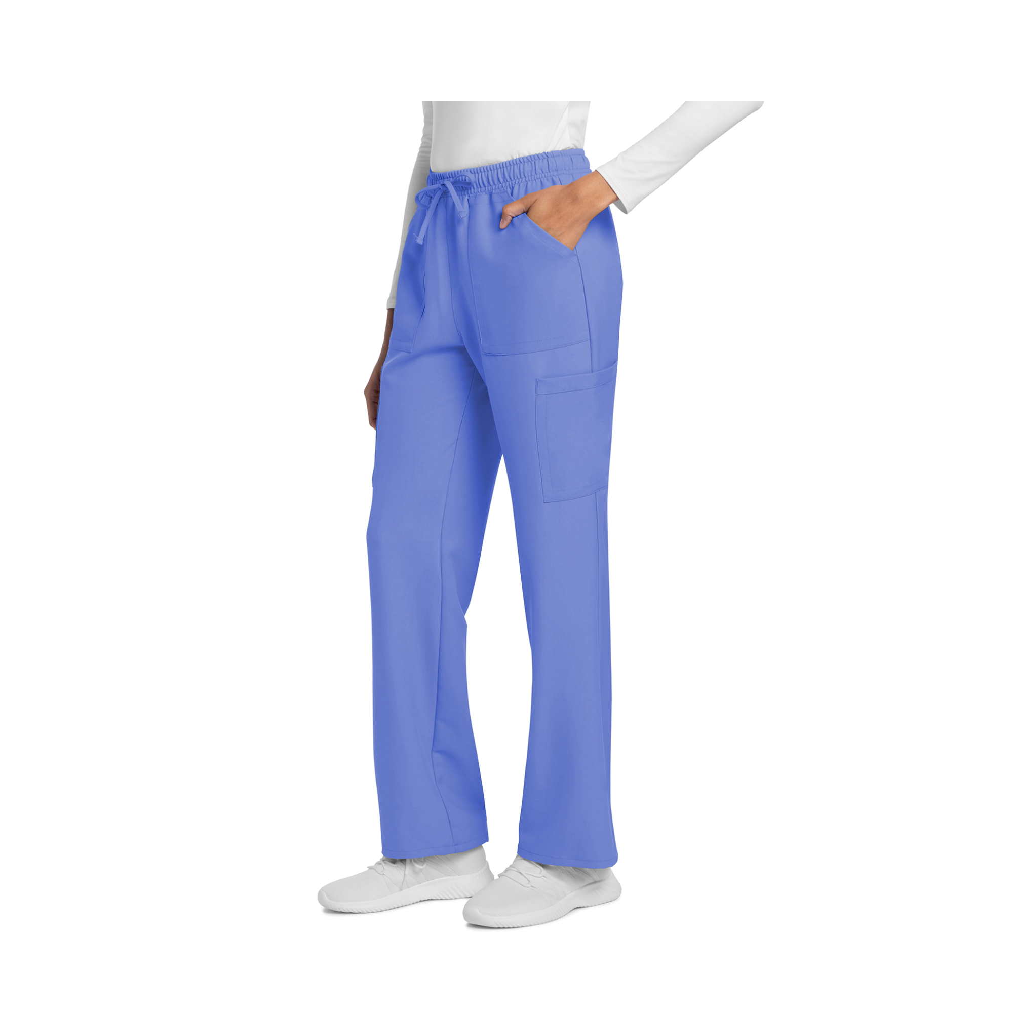 Saint-Malo - Pantalon jambes droites à cordon de serrage - Femme - Cherokee Cherokee Authentic Workwear