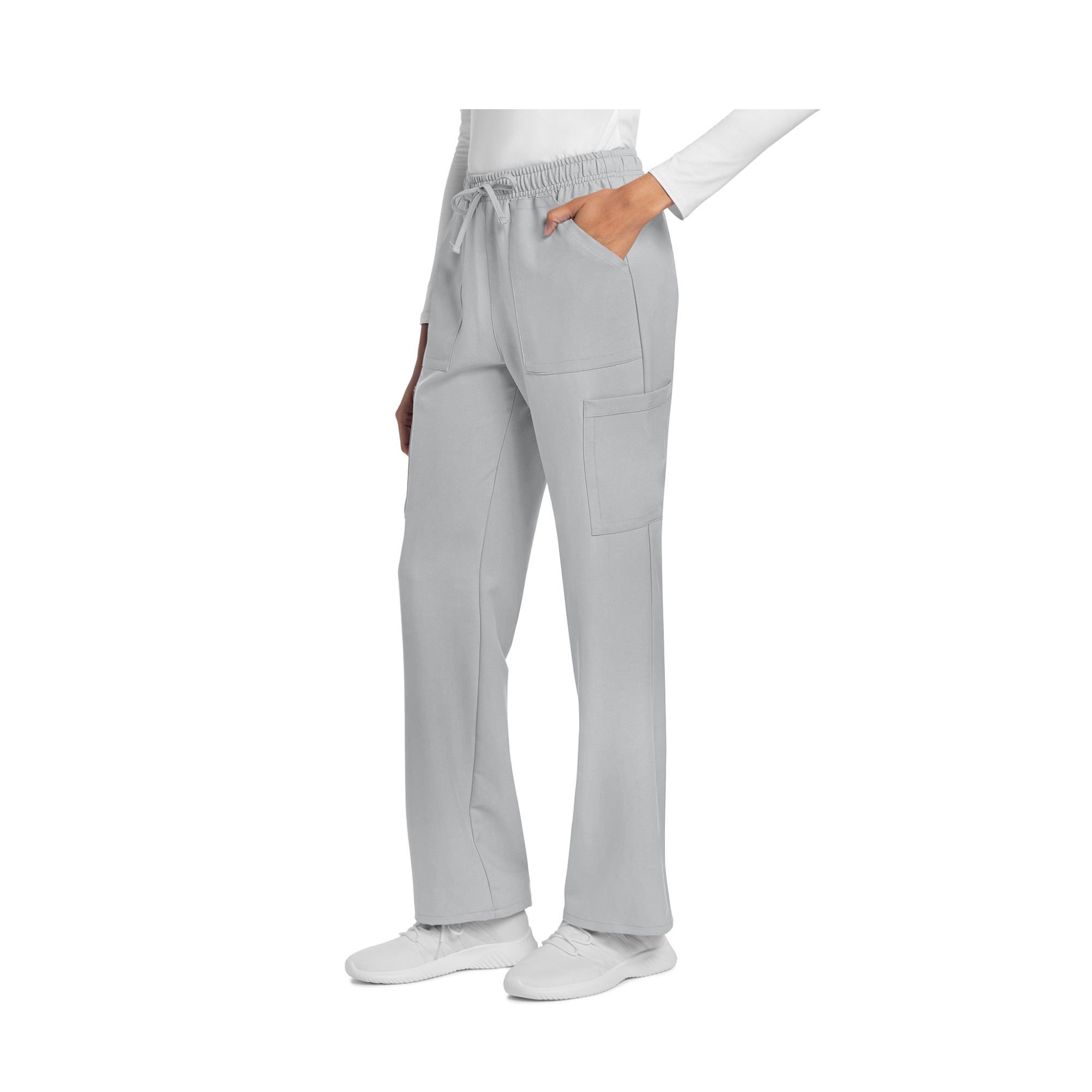 Saint-Malo - Pantalon jambes droites à cordon de serrage - Femme - Cherokee Cherokee Authentic Workwear