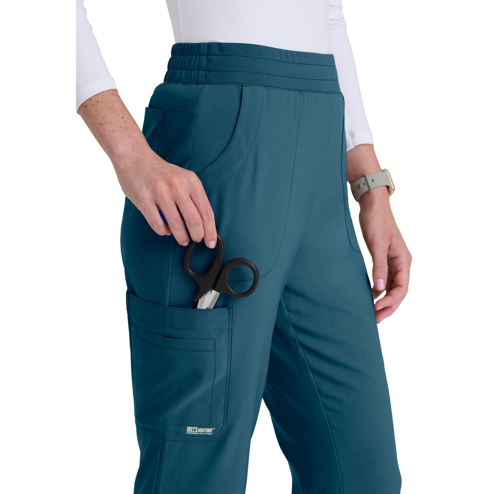 Sky - Pantalon médical avec élastique - Femme - Grey’s Anatomy Evolve Grey’s Anatomy