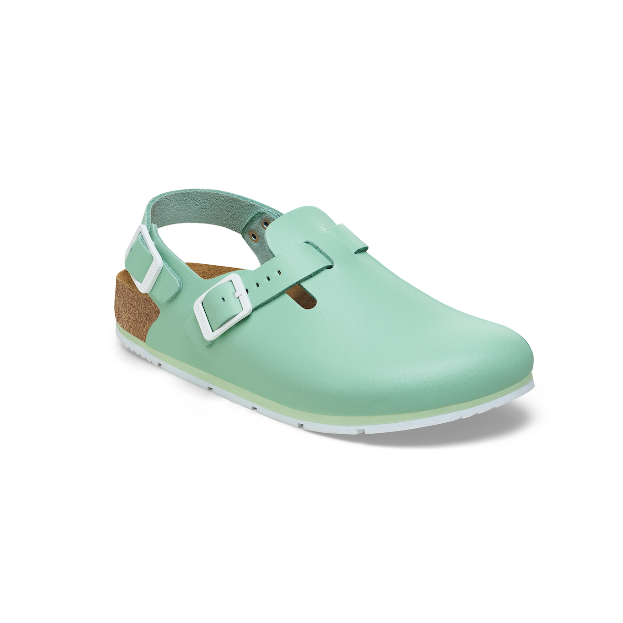Tokio Pro - Sabot Cuir naturel - Plusieurs coloris - Birkenstock - Couleur 1 Birkenstock Vert-d-eau-Étroite-48