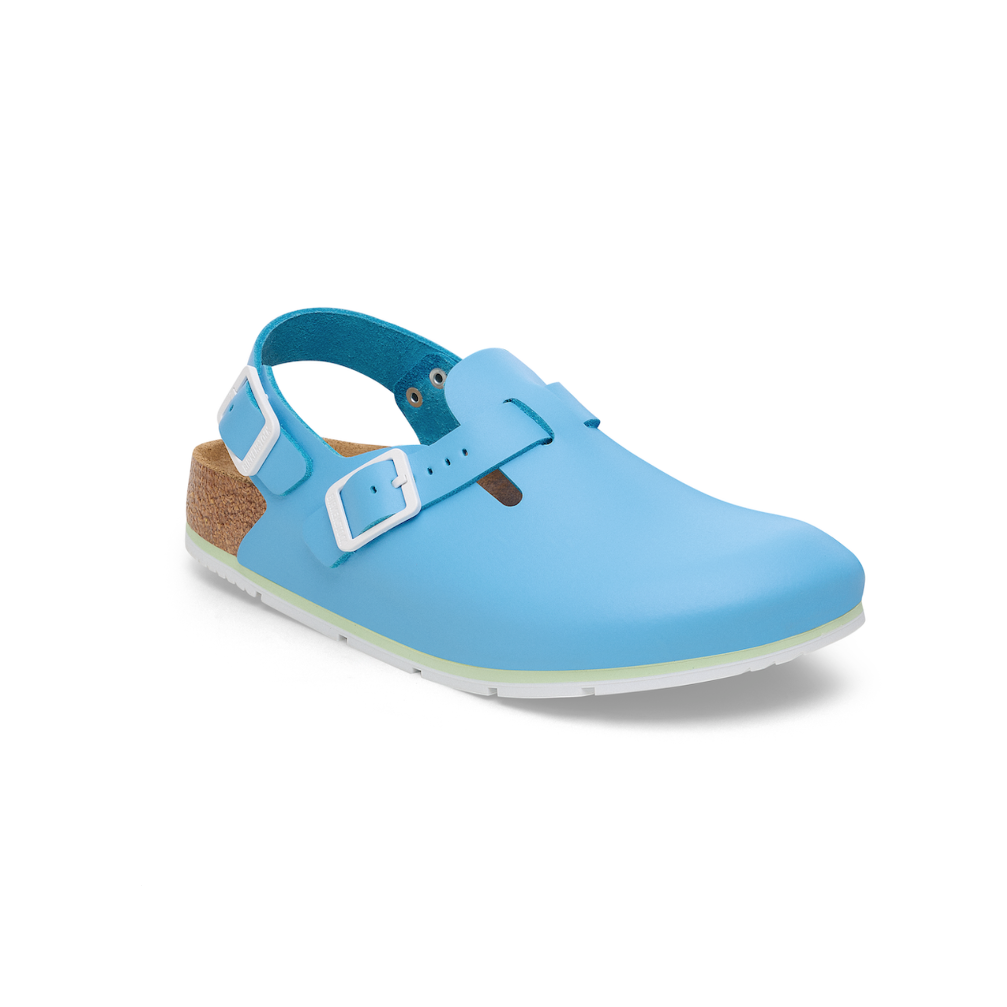 Tokio Pro - Sabot Cuir naturel - Plusieurs coloris - Birkenstock - Couleur 1 Birkenstock Bleu-ciel-Étroite-48