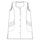 Cecile - Blouse - Sans manche - Femme - 100 cm