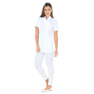 Inès - Blouse longue - Manches courtes - Femme - 105 cm 