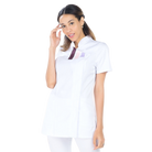 Inès - Blouse longue - Manches courtes - Femme - 105 cm 