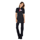 Inès - Blouse longue - Manches courtes - Femme - 105 cm 