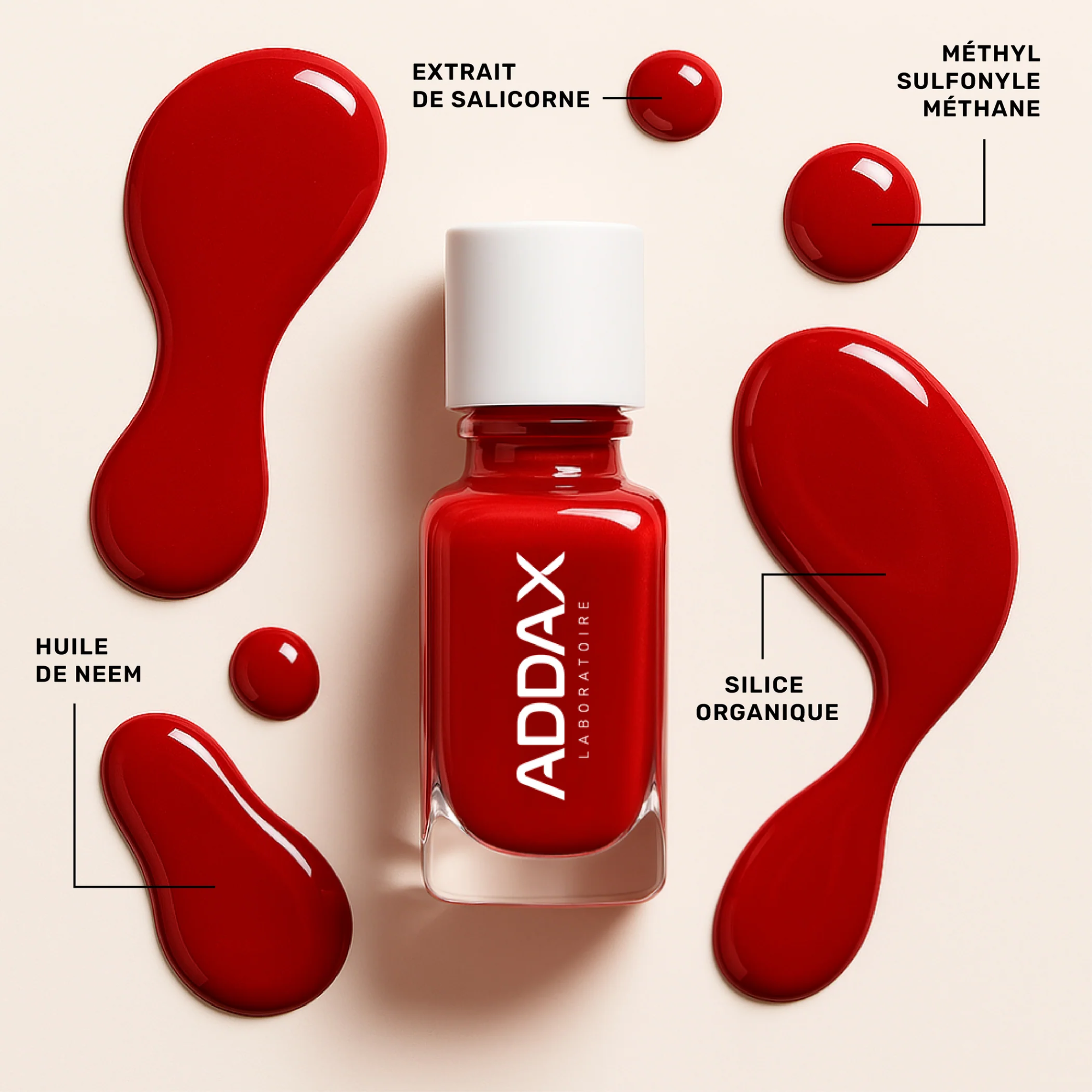 AIRCOLOR® - Vernis Soin Respirant - Plusieurs Coloris - 11 ml - Laboratoire Addax - My Médical