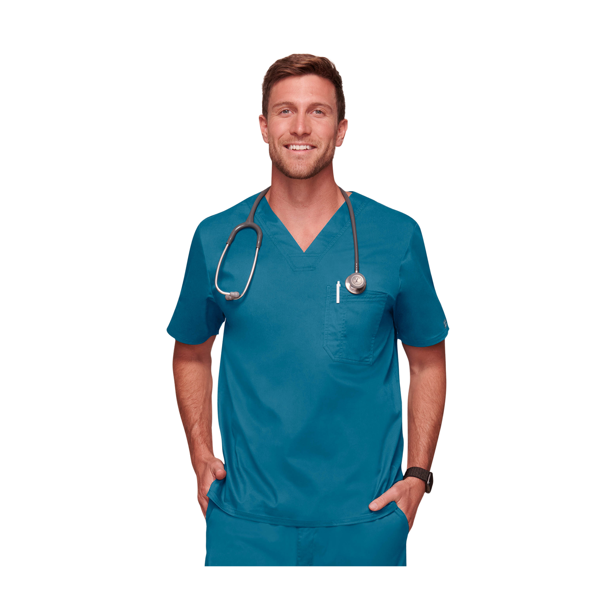 Tarbes - Tunique à col V ajustée - Homme - Cherokee - My Médical