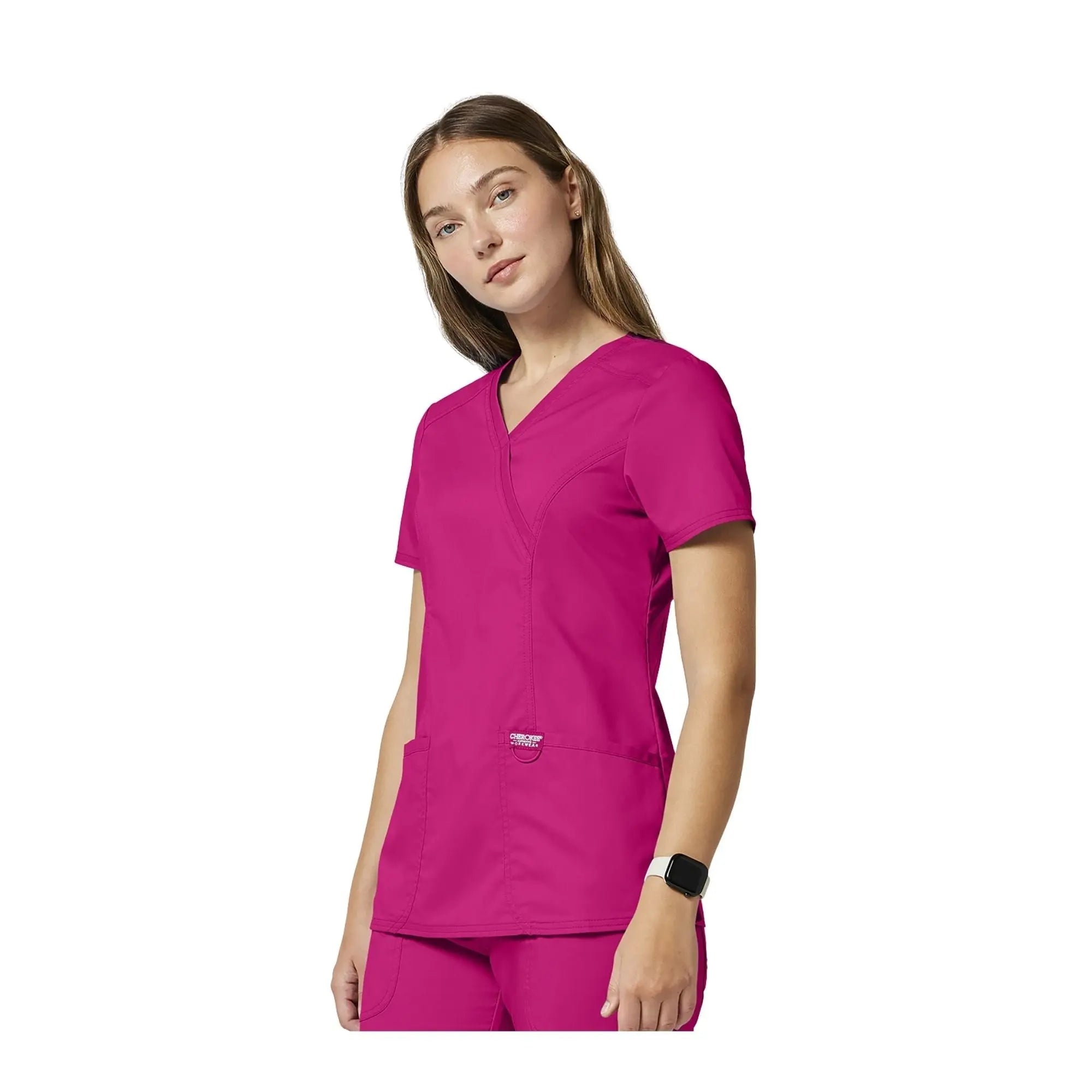 Béziers - Tunique cache-cœur col V - Femme - Cherokee Cherokee Authentic Workwear 
