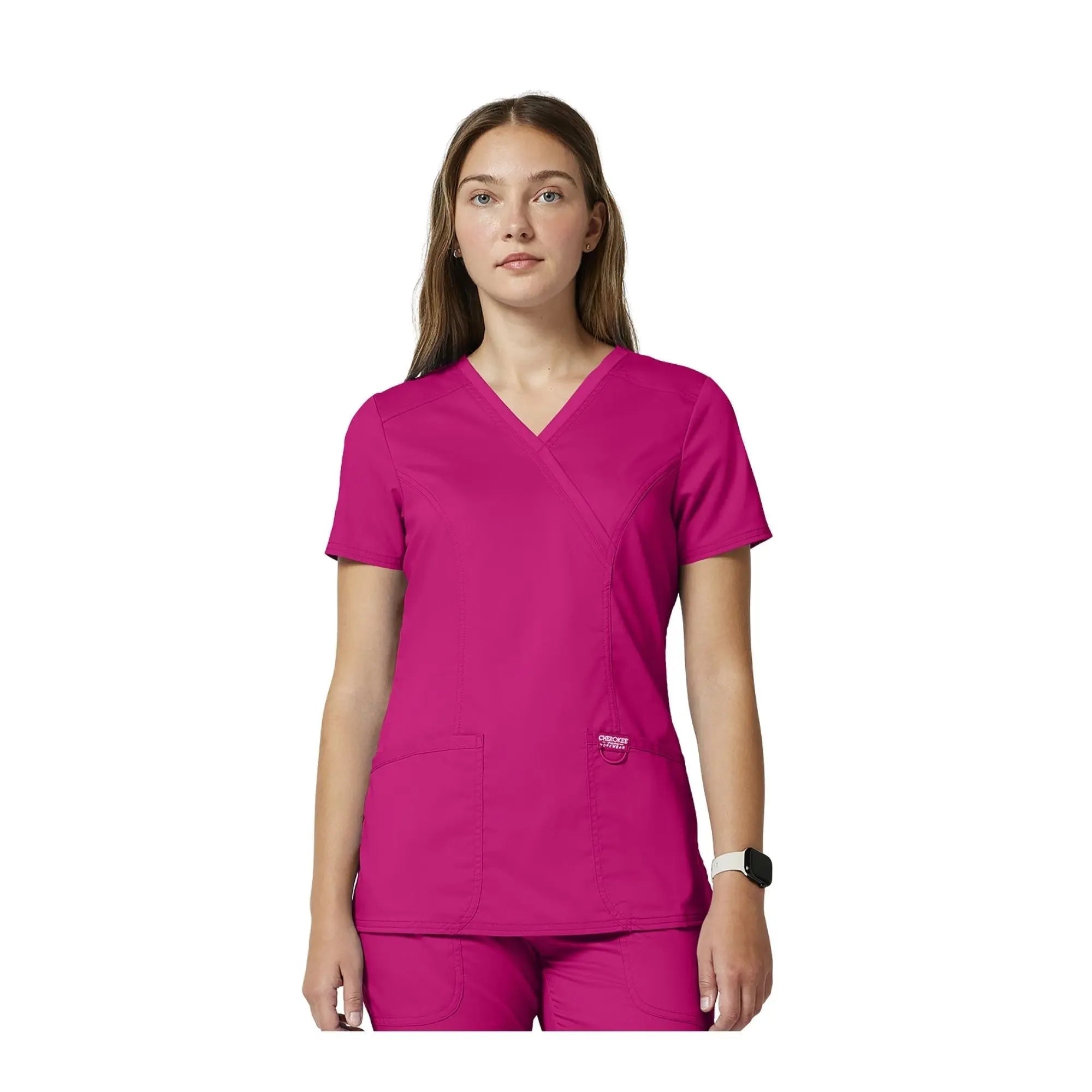 Béziers - Tunique cache-cœur col V - Femme - Cherokee Cherokee Authentic Workwear 