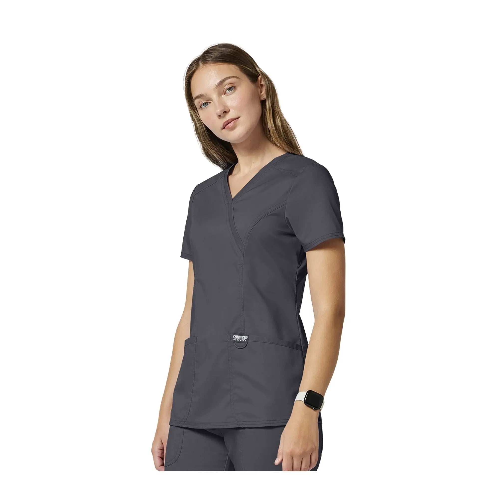 Béziers - Tunique cache-cœur col V - Femme - Cherokee Cherokee Authentic Workwear 