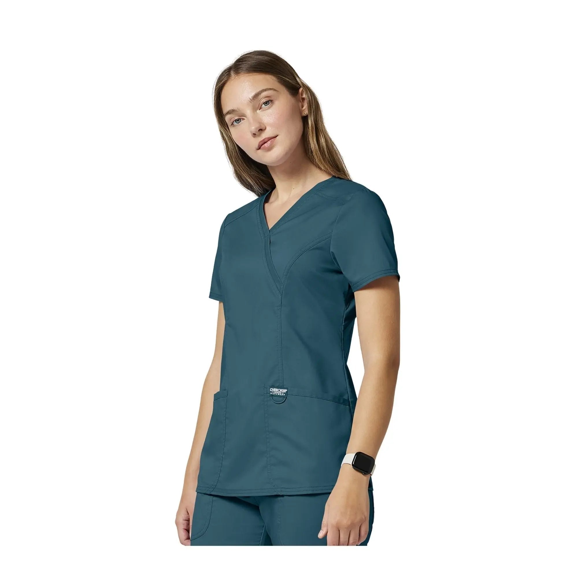 Béziers - Tunique cache-cœur col V - Femme - Cherokee Cherokee Authentic Workwear 