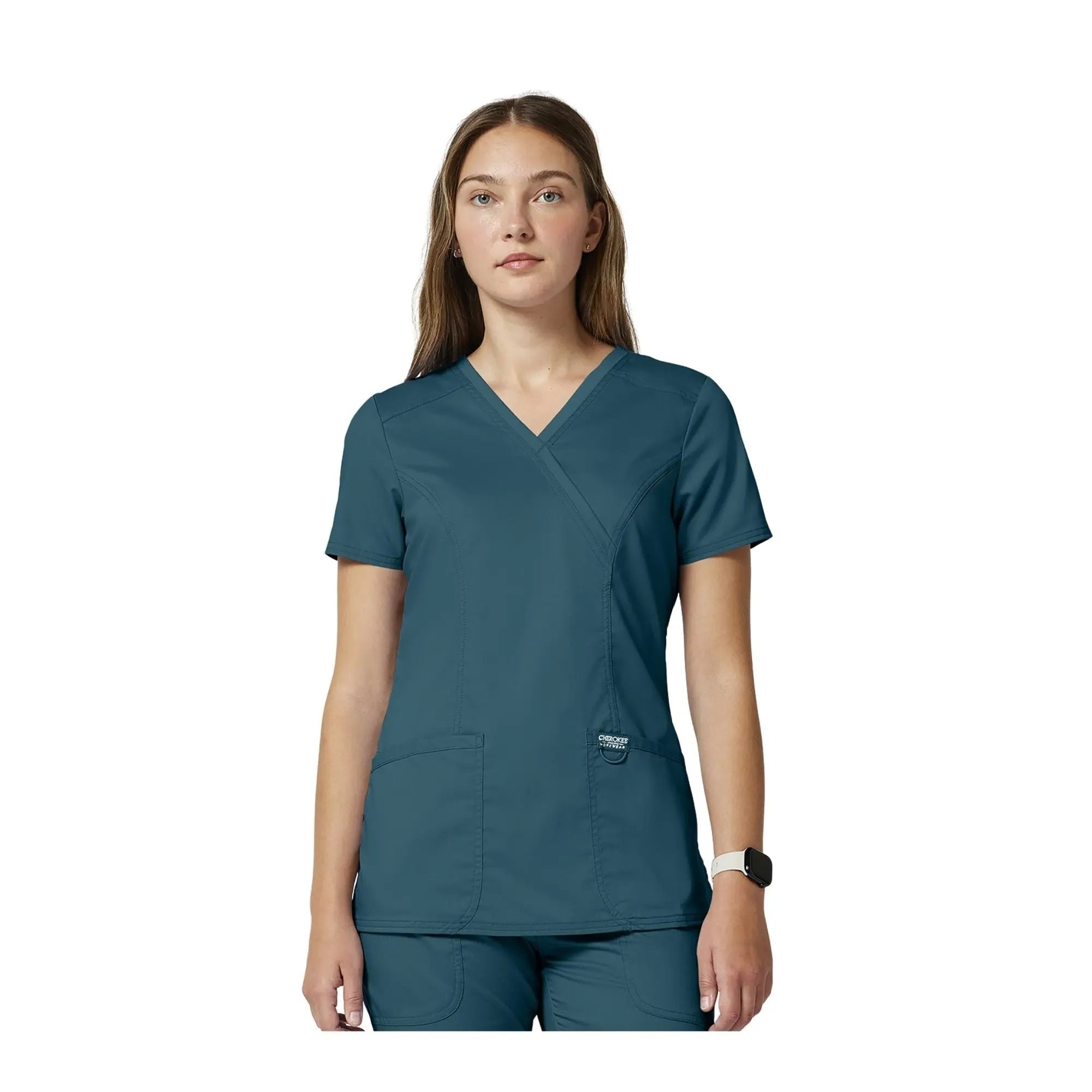 Béziers - Tunique cache-cœur col V - Femme - Cherokee Cherokee Authentic Workwear 