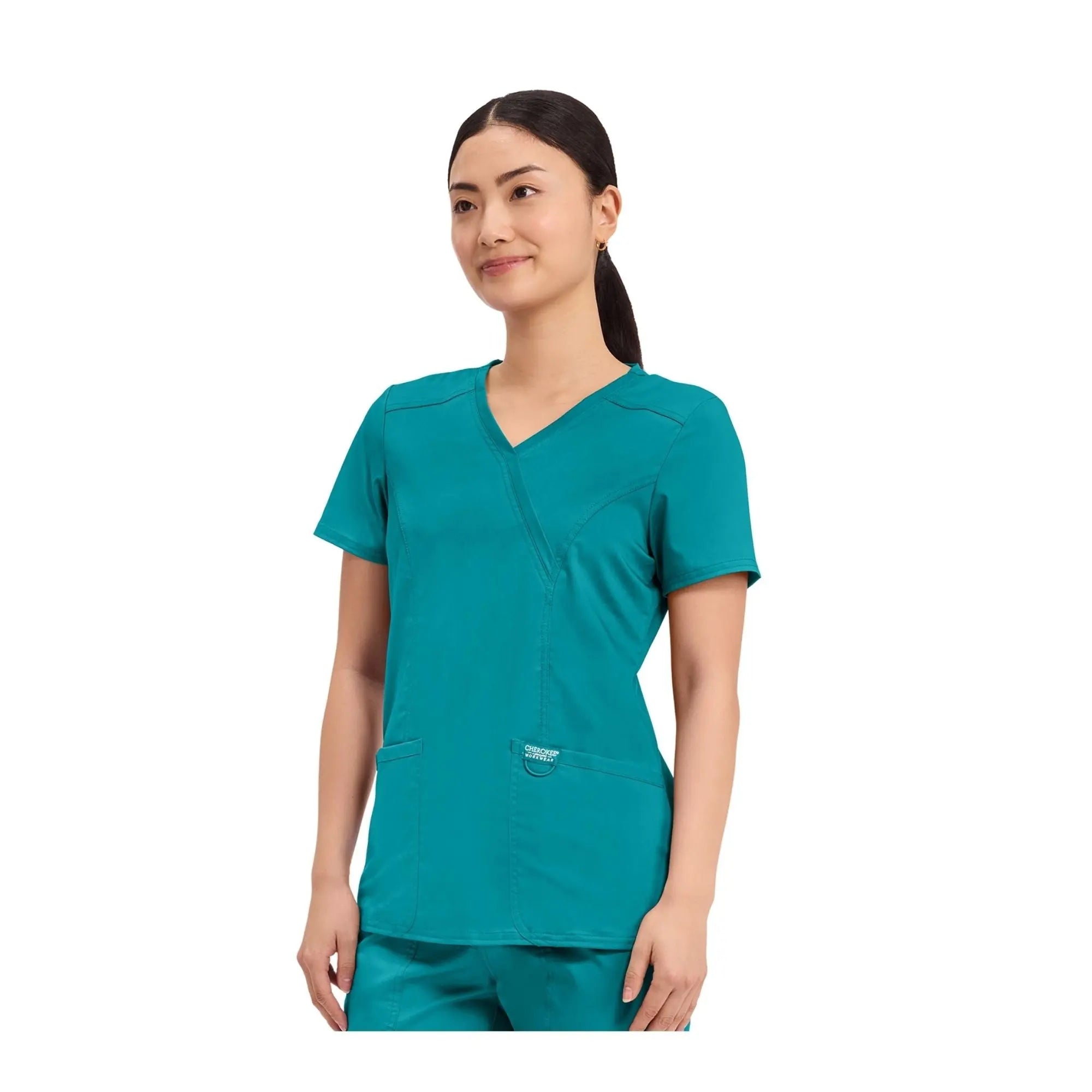 Béziers - Tunique cache-cœur col V - Femme - Cherokee Cherokee Authentic Workwear 