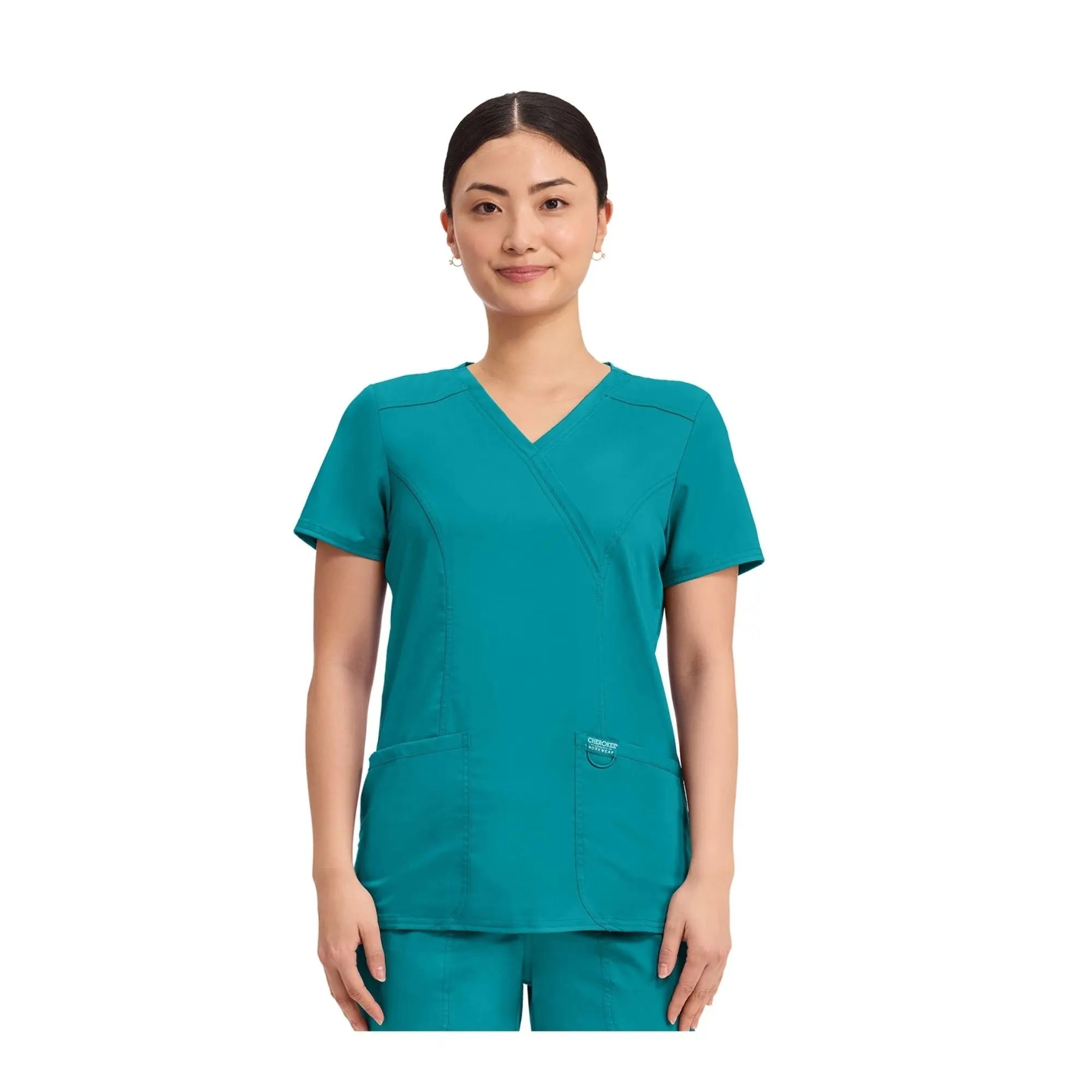 Béziers - Tunique cache-cœur col V - Femme - Cherokee Cherokee Authentic Workwear 