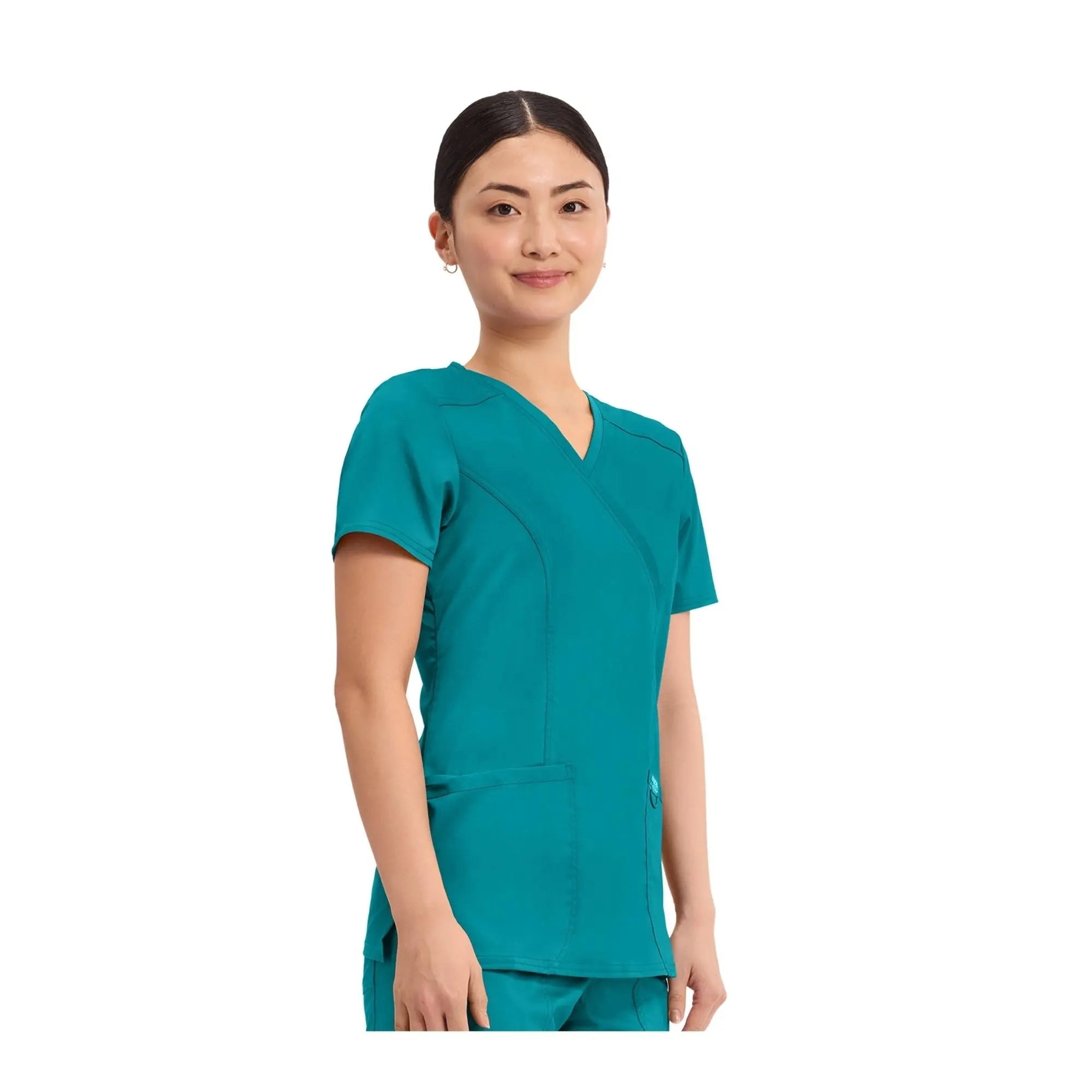Béziers - Tunique cache-cœur col V - Femme - Cherokee Cherokee Authentic Workwear 