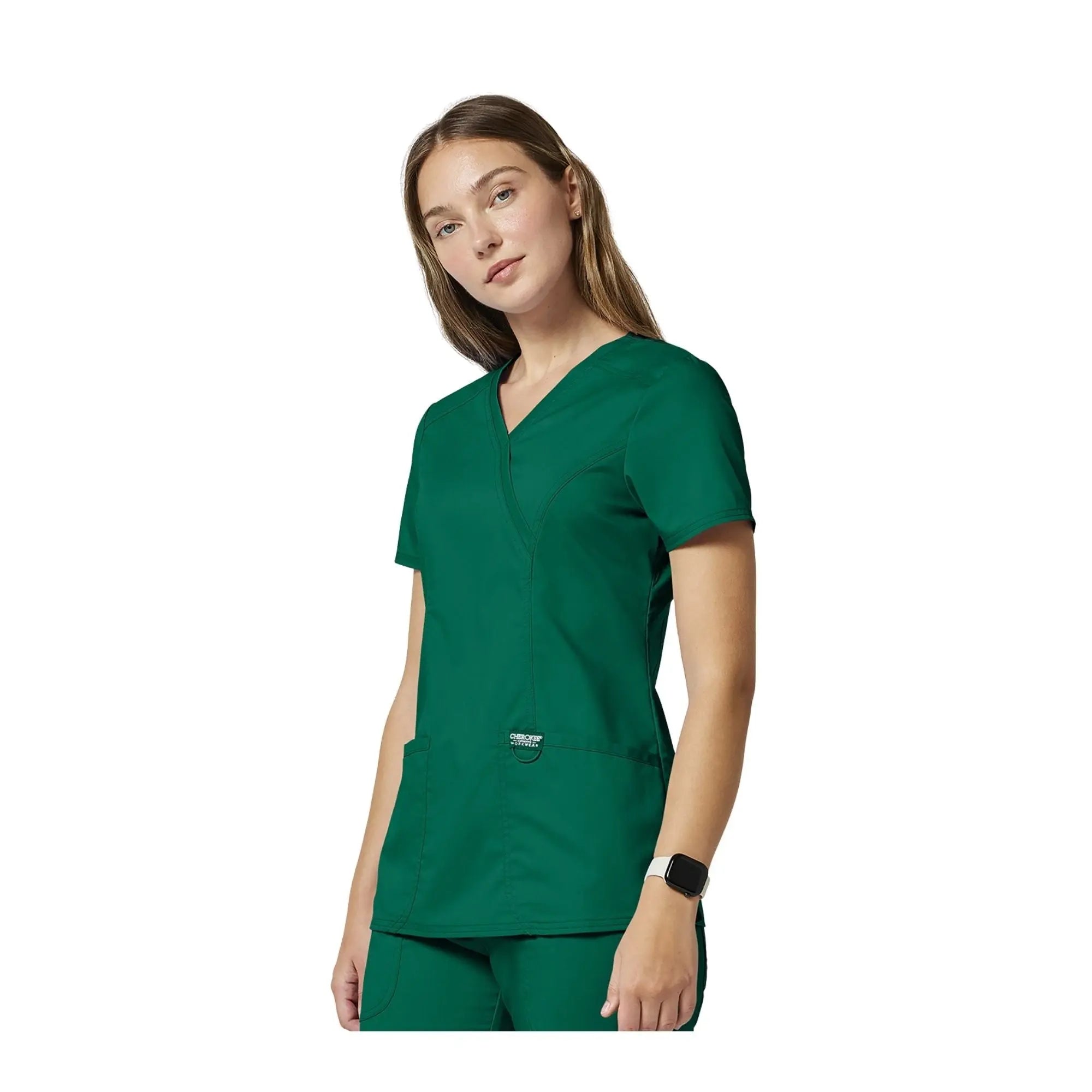 Béziers - Tunique cache-cœur col V - Femme - Cherokee Cherokee Authentic Workwear 