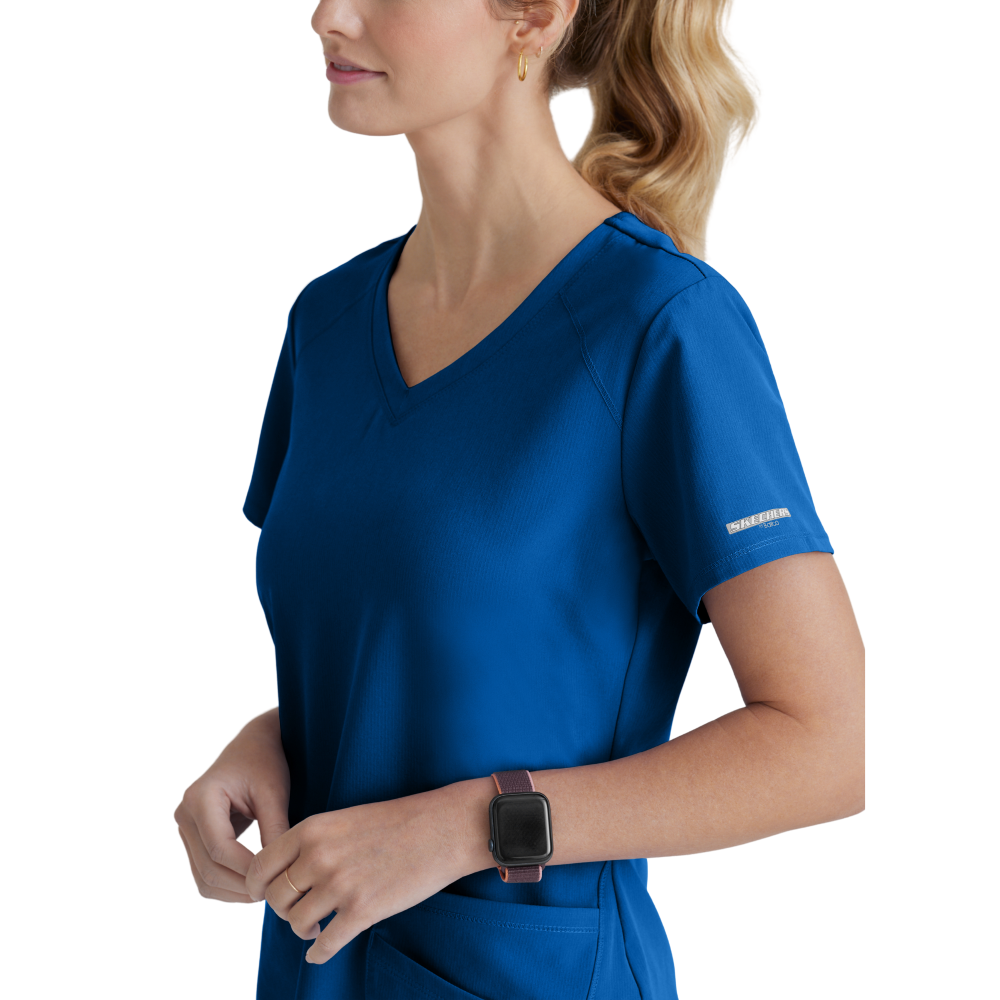 Breeze Top - Haut médical col V - Femme - Skechers SKECHERS