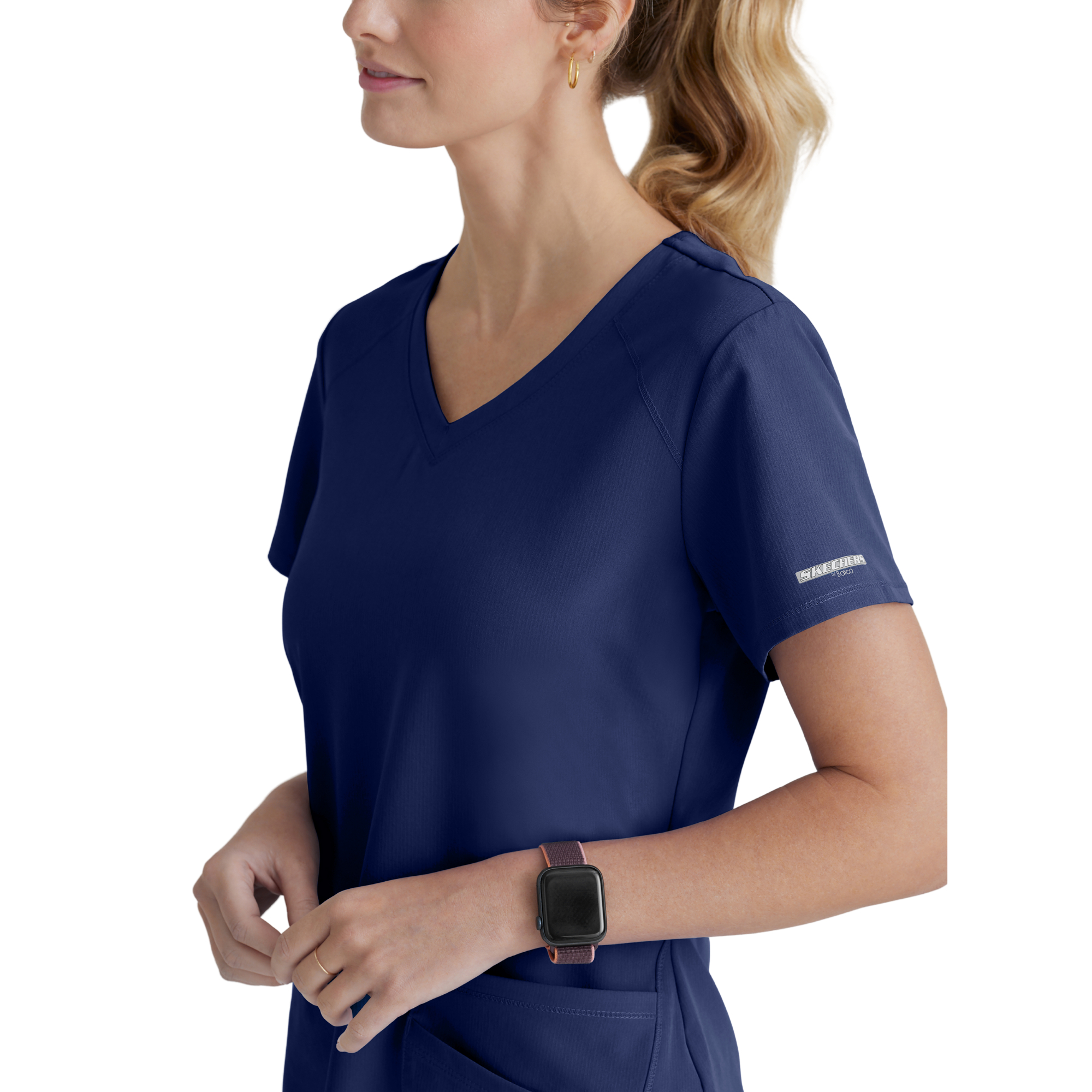 Breeze Top - Haut médical col V - Femme - Skechers SKECHERS