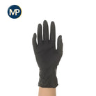 Gants d'examen - Latex Noir - Sans poudre - Boite de 100 - My Podologie - My Médical