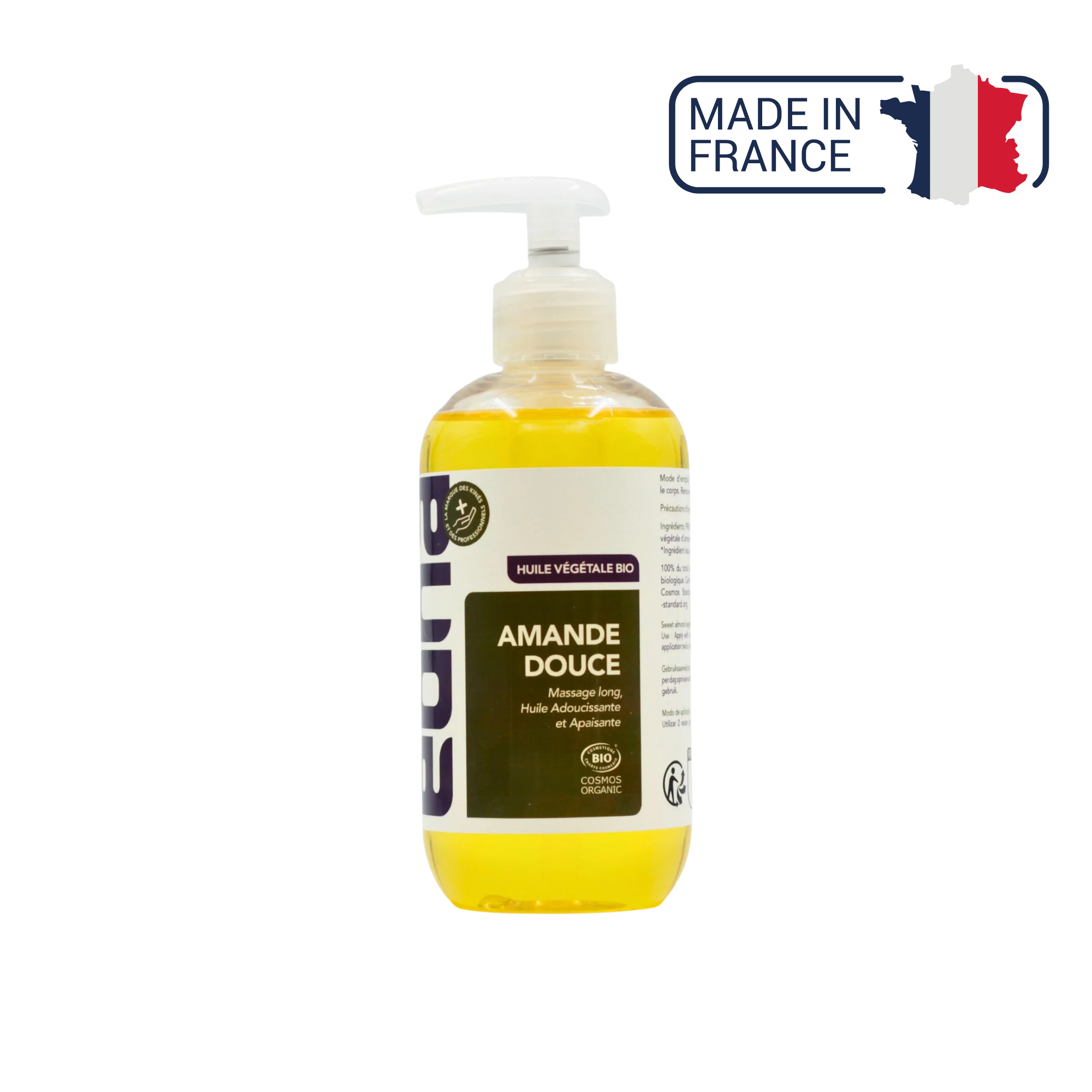 Huile de massage - Amande douce - 250 ml - Bio - Eona - My Médical