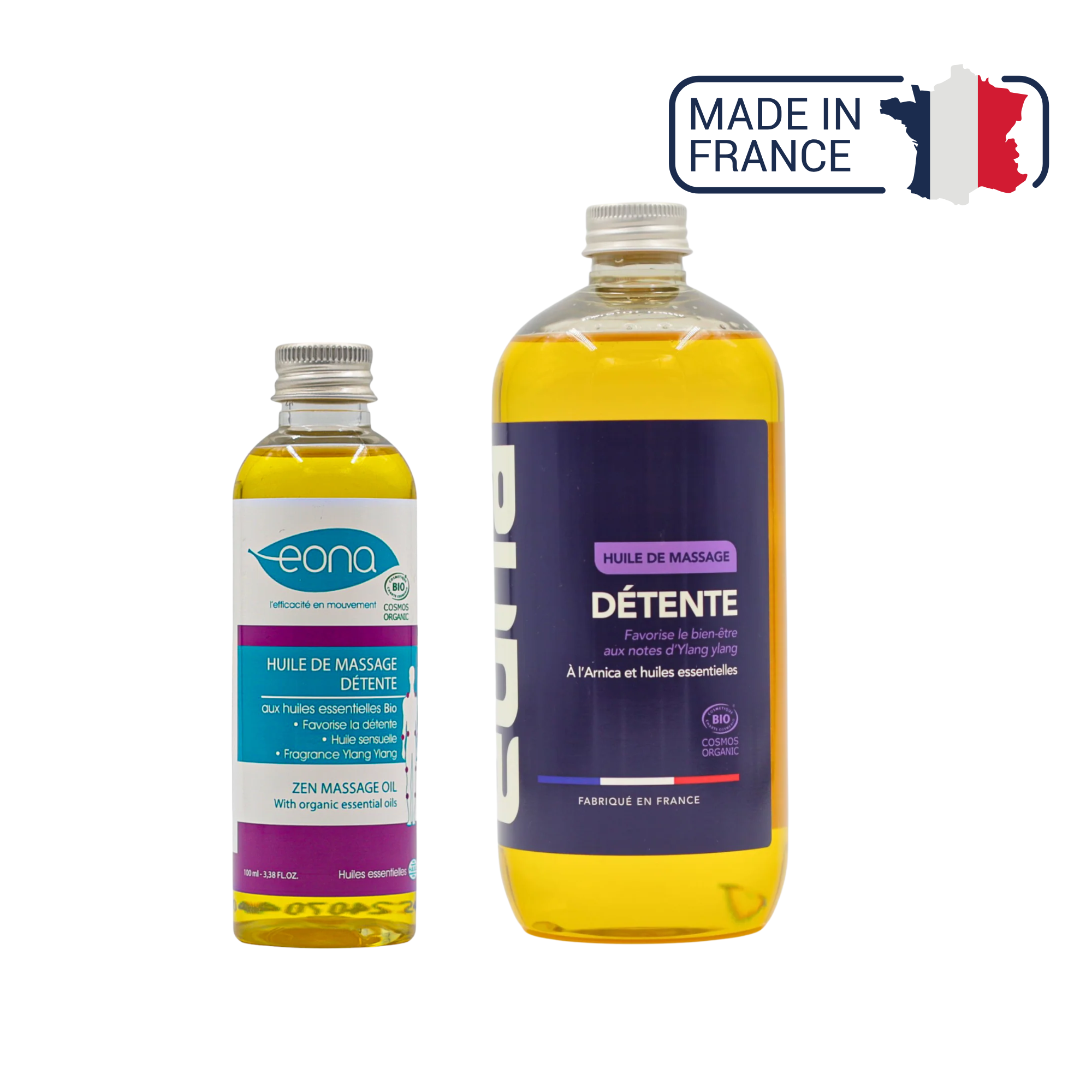 Huile de massage - Détente - Bio - 2 contenances - Eona - My Médical