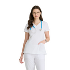 Purpose Top - Haut médical confortable et polyvalent - Col V - Femme - Barco Unify BARCO UNIFY