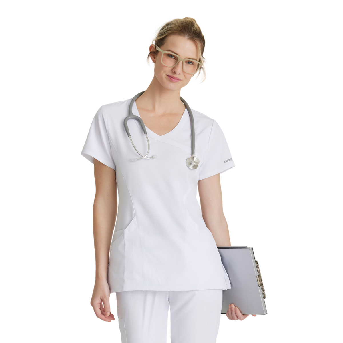 Reliance Top - Haut médical avec col croisé - Femme - Skechers SKECHERS