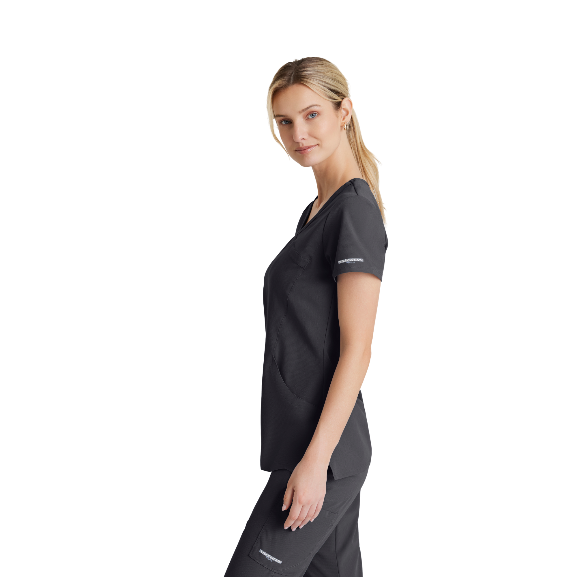 Reliance Top - Haut médical avec col croisé - Femme - Skechers SKECHERS